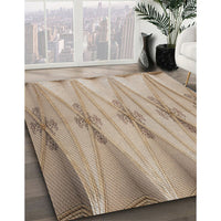 Patterned Brown Novelty Rug, pat527
