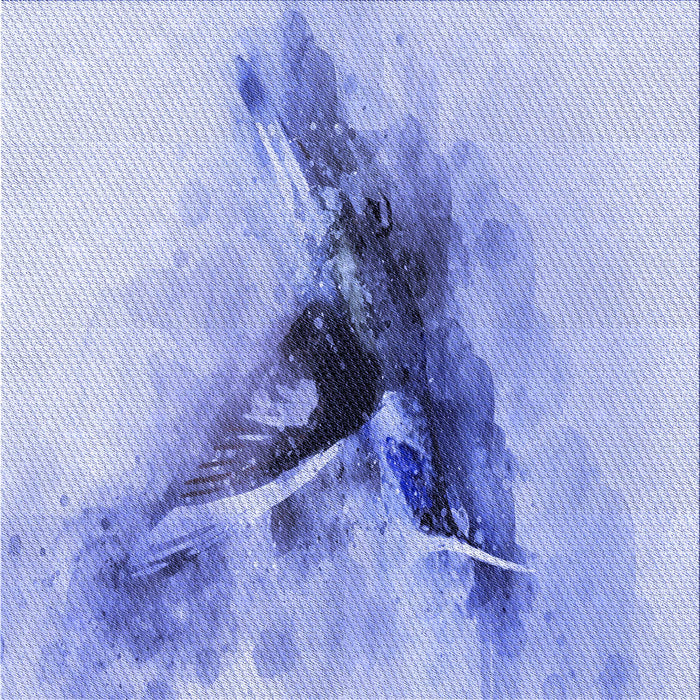 Round Machine Washable Transitional Periwinkle Purple Rug, wshpat528blu