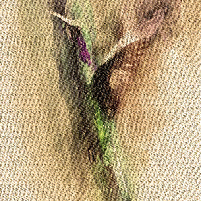 Machine Washable Transitional Copper Brown Rug, wshpat528brn