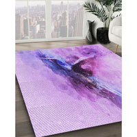 Patterned Purple Rug, pat528pur