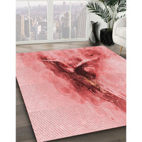 Patterned Red Rug, pat528rd