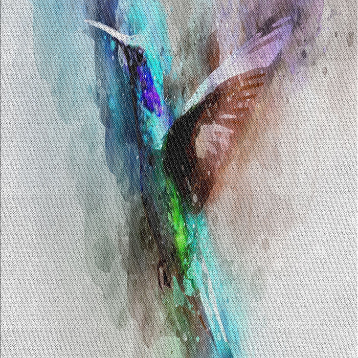 Machine Washable Transitional Gulf Blue Rug, wshpat528