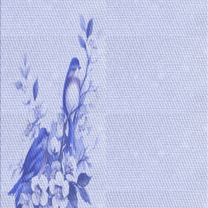 Machine Washable Transitional Lavender Blue Rug, wshpat529blu