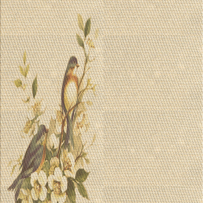 Machine Washable Transitional Golden Blonde Gold Rug, wshpat529brn