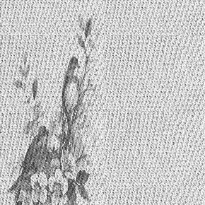 Patterned Platinum Gray Rug, pat529gry