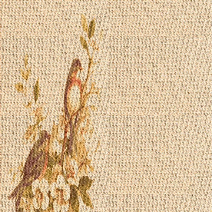 Patterned Golden Blonde Gold Rug, pat529org