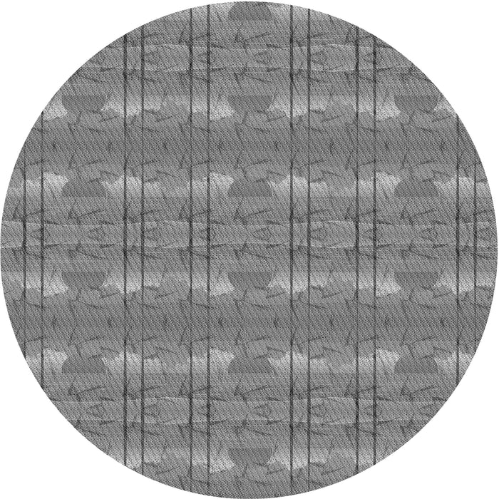 Square Machine Washable Transitional Gray Rug in a Living Room, wshpat530gry