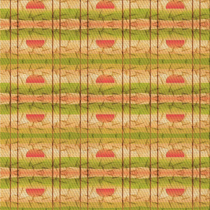 Round Machine Washable Transitional Golden Brown Yellow Rug, wshpat530org