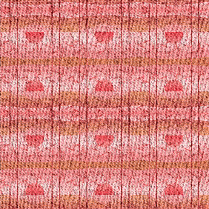 Machine Washable Transitional Fire Red Rug, wshpat530rd