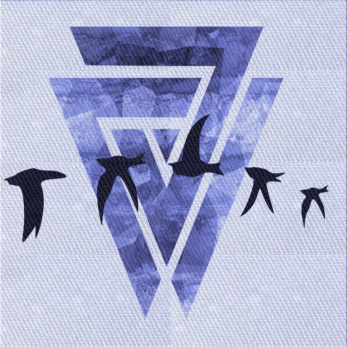 Round Patterned Lavender Blue Rug, pat531blu