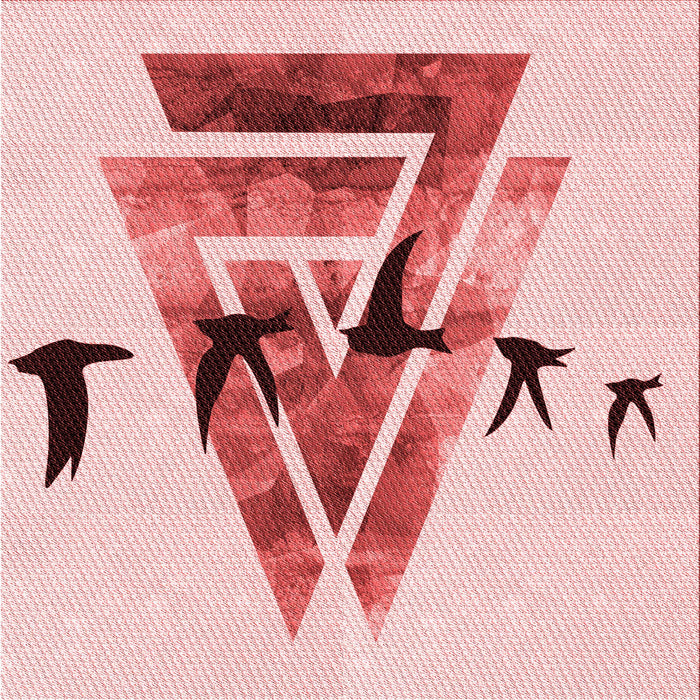 Round Patterned Red Rug, pat531rd