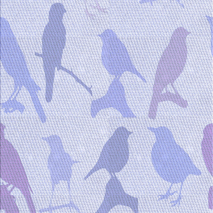 Patterned Lavender Blue Rug, pat532blu