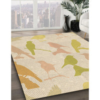 Patterned Golden Blonde Gold Rug, pat532brn