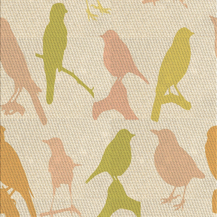 Patterned Golden Blonde Gold Rug, pat532brn