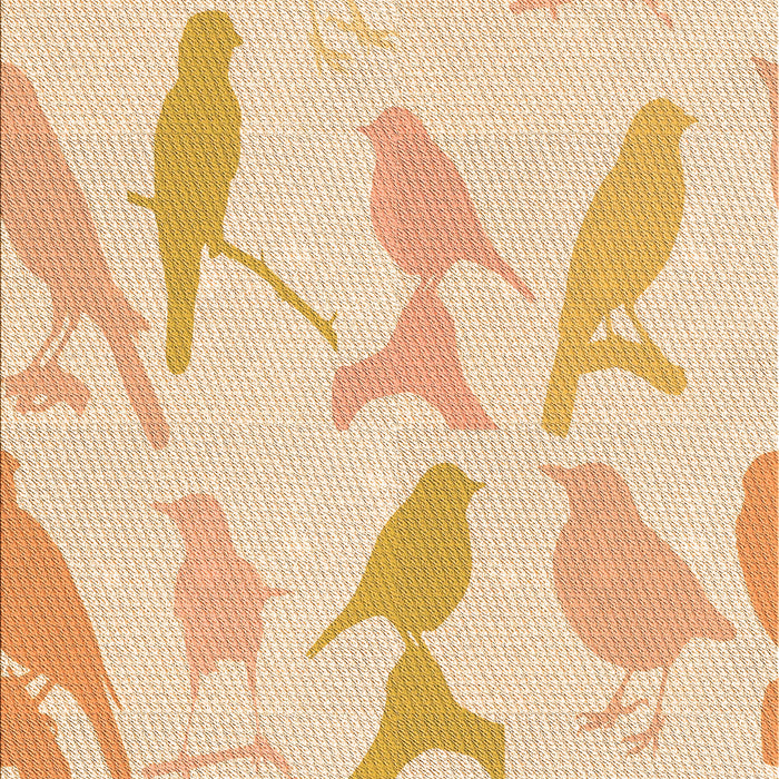 Patterned Golden Blonde Gold Rug, pat532org