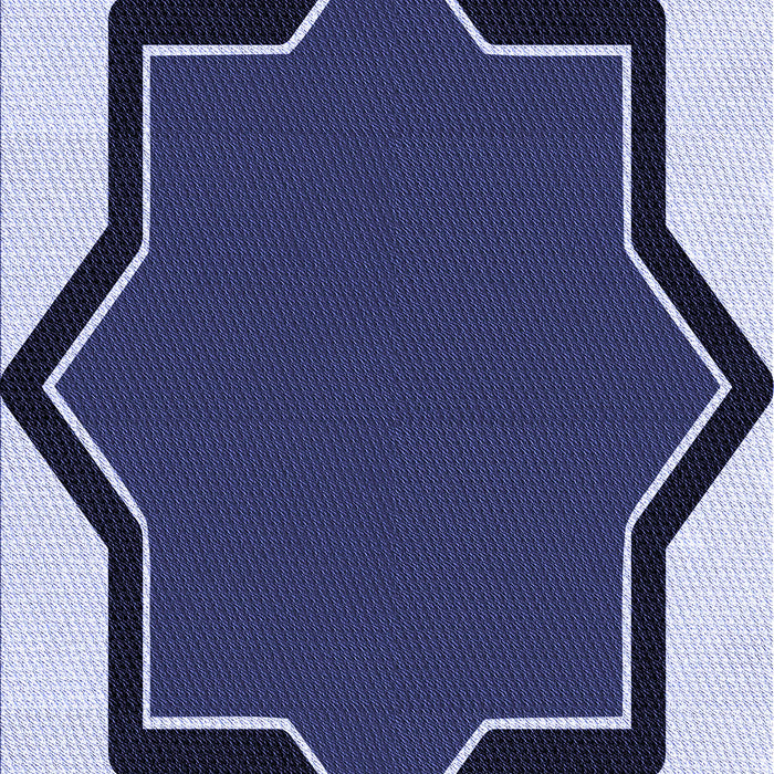 Patterned Blue Rug, pat533blu