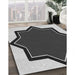 Machine Washable Transitional Silver Gray Rug in a Family Room, wshpat533gry