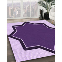 Patterned Purple Rug, pat533pur