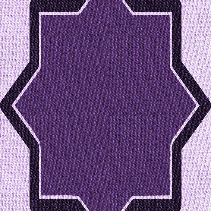 Patterned Purple Rug, pat533pur