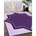 Machine Washable Transitional Purple Rug in a Family Room, wshpat533pur