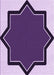 Machine Washable Transitional Purple Rug, wshpat533pur