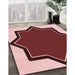 Machine Washable Transitional Pastel Pink Rug in a Family Room, wshpat533rd
