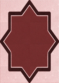 Machine Washable Transitional Pastel Pink Rug, wshpat533rd