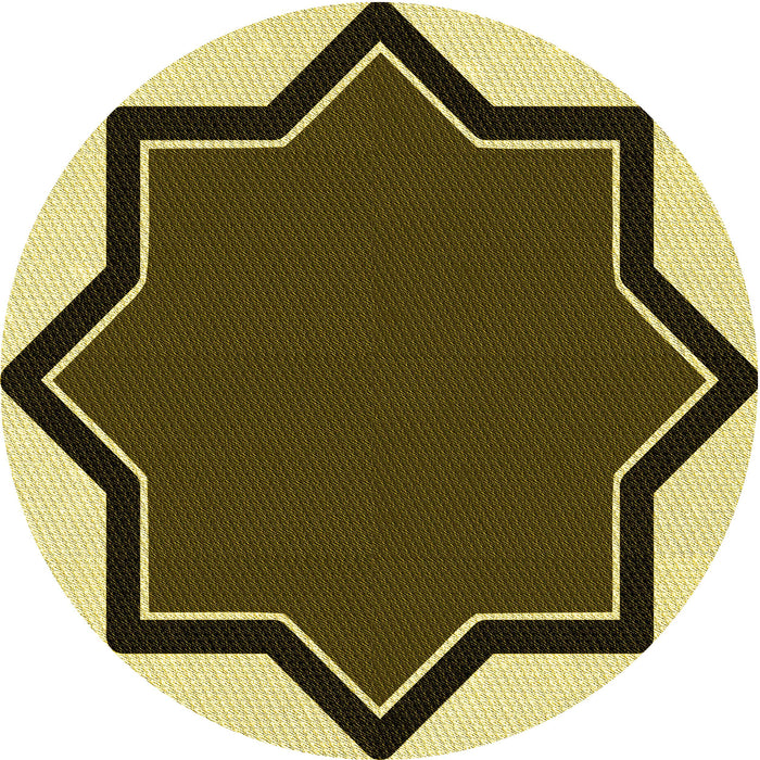 Square Machine Washable Transitional Bakers Brown Rug in a Living Room, wshpat533yw