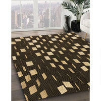 Patterned Brown Rug, pat534brn