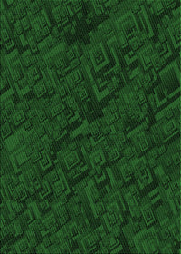 Machine Washable Transitional Green Rug, wshpat535grn