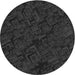 Square Patterned Midnight Gray Rug, pat535gry