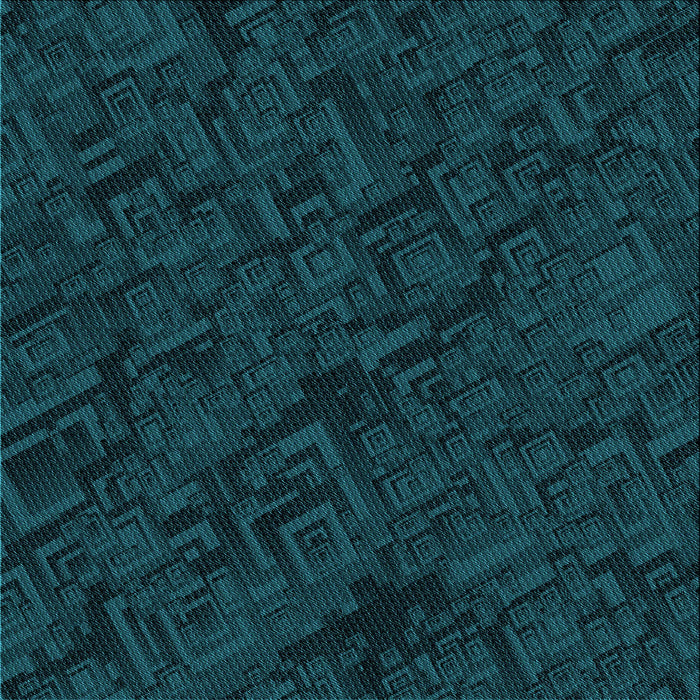 Round Machine Washable Transitional Teal Green Rug, wshpat535lblu