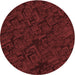 Square Patterned Red Rug, pat535rd