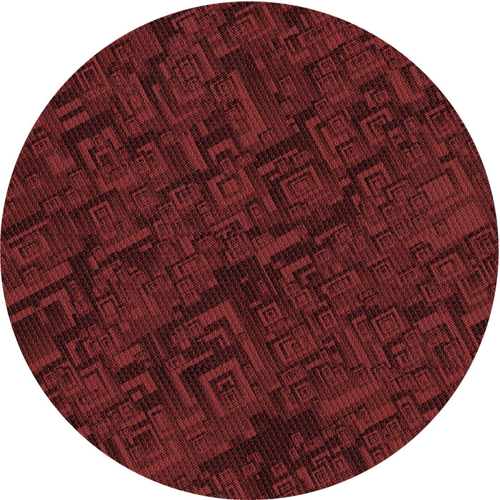 Square Machine Washable Transitional Red Rug in a Living Room, wshpat535rd