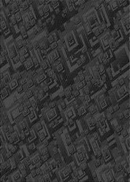 Patterned Black Novelty Rug, pat535
