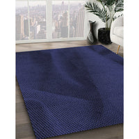 Patterned Night Blue Rug, pat536blu