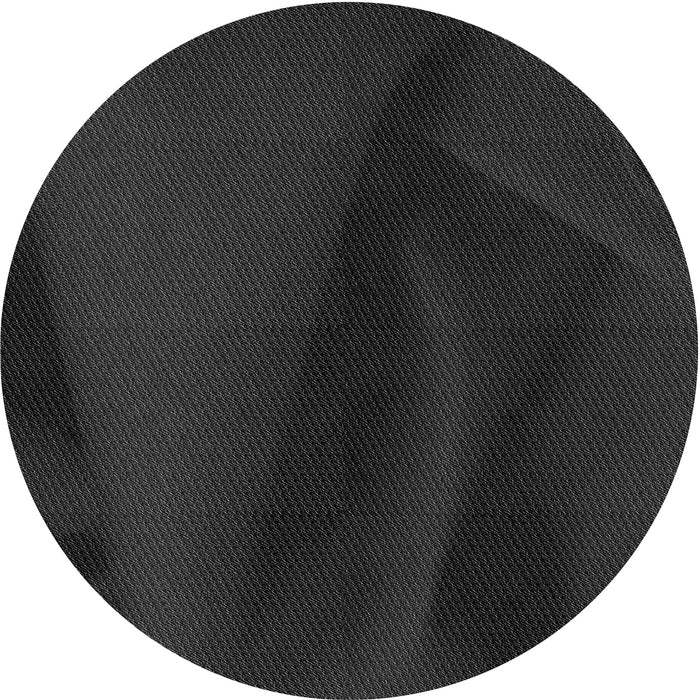 Square Patterned Midnight Gray Rug, pat536gry