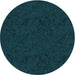 Square Patterned Teal Green Rug, pat537lblu