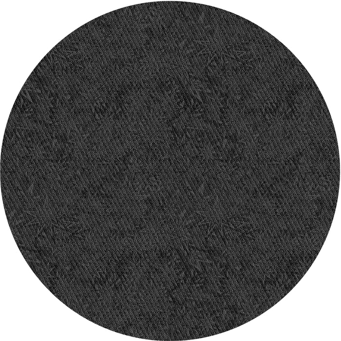 Square Machine Washable Transitional Black Rug, wshpat537