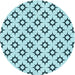 Square Machine Washable Transitional Deep-Sea Green Rug in a Living Room, wshpat538lblu