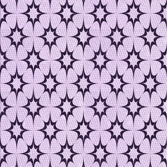 Patterned Purple Flower Purple Rug, pat538pur