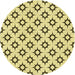 Square Patterned Sun Yellow Rug, pat538yw