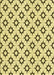 Machine Washable Transitional Sun Yellow Rug, wshpat538yw