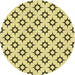 Square Machine Washable Transitional Sun Yellow Rug in a Living Room, wshpat538yw