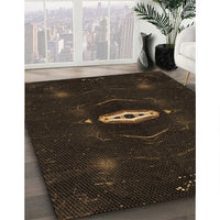 Patterned Midnight Gray Rug, pat539brn