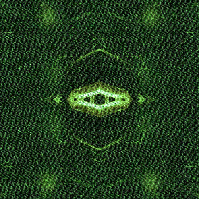 Patterned Green Rug, pat539grn