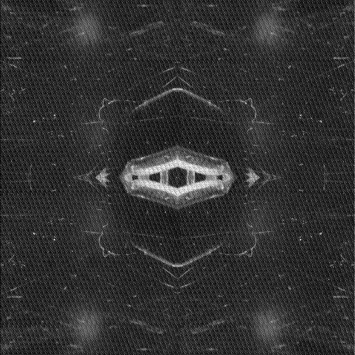 Patterned Black Rug, pat539gry