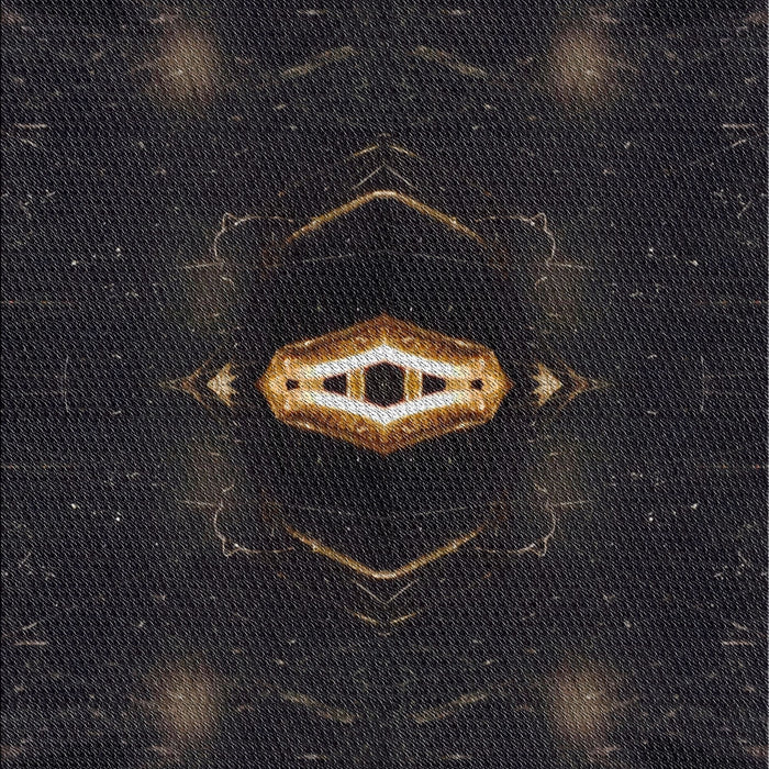 Machine Washable Transitional Black Rug, wshpat539