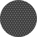 Square Patterned Charcoal Black Rug, pat54gry