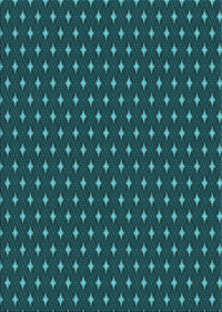 Machine Washable Transitional Deep Teal Green Rug, wshpat54lblu